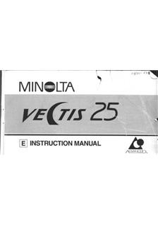 Minolta Vectis 25 manual. Camera Instructions.